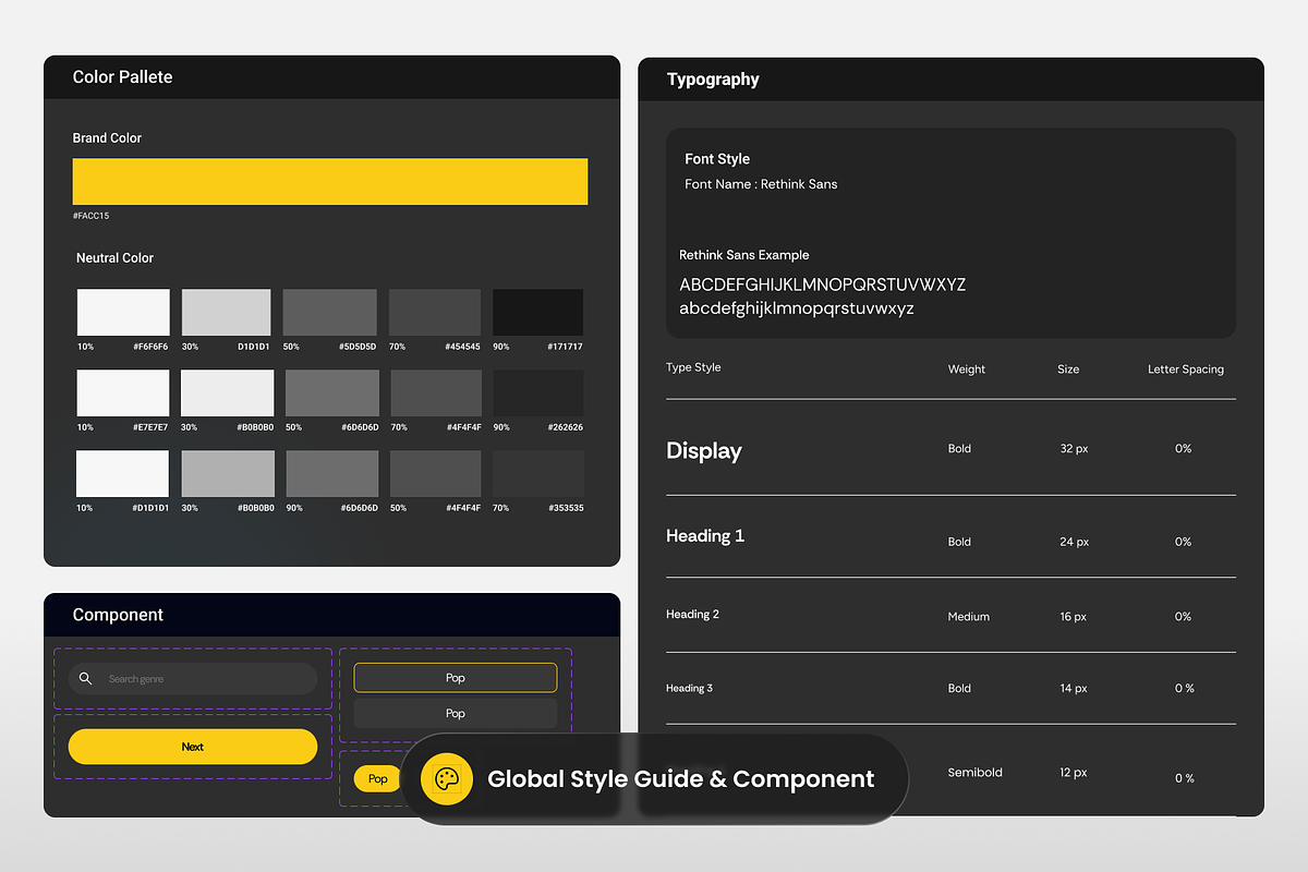 Music Streaming Mobile App, a Websites & App Template by SLAB! Design (Photo 2 of 5)