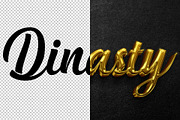 Dinasty gold 3D editable text effect, a Layer Style Add-On by Hello Muh (Thumbnail 2 of 2)