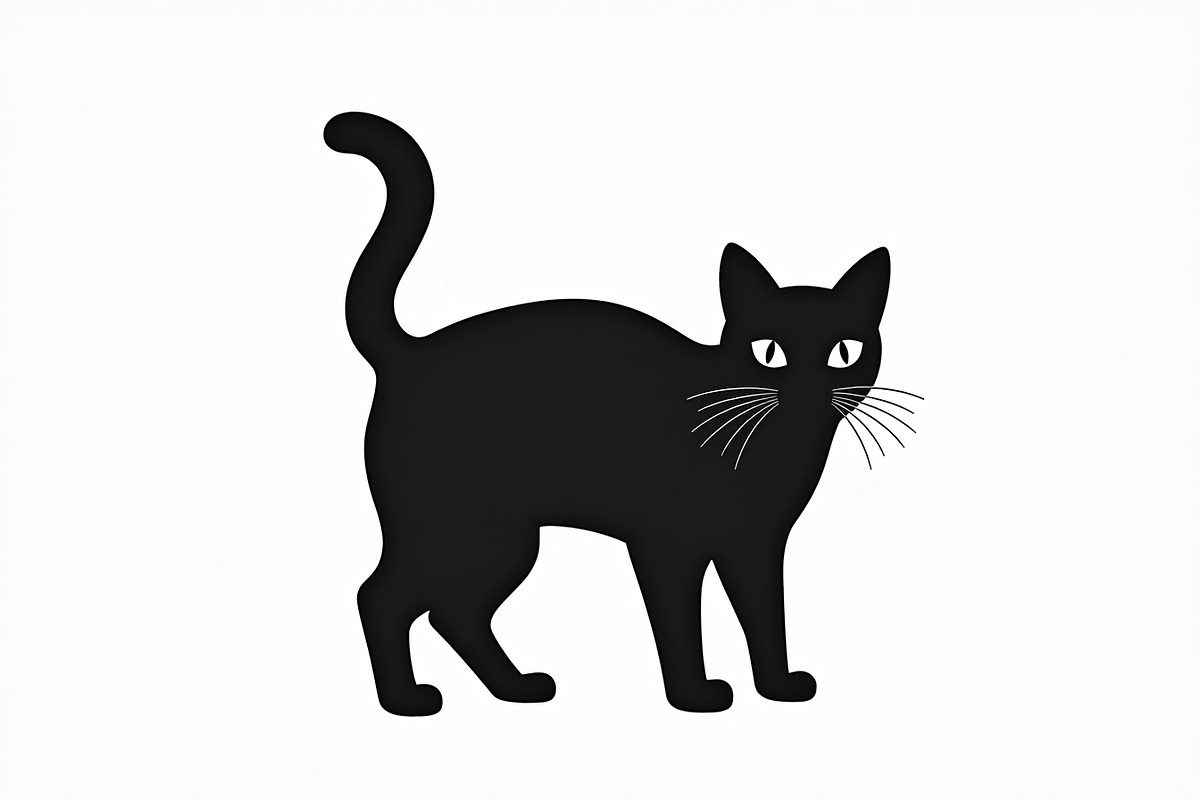 Elegant Cat  Silhouette Bundle, a Graphic by hafijul (Photo 9 of 11)