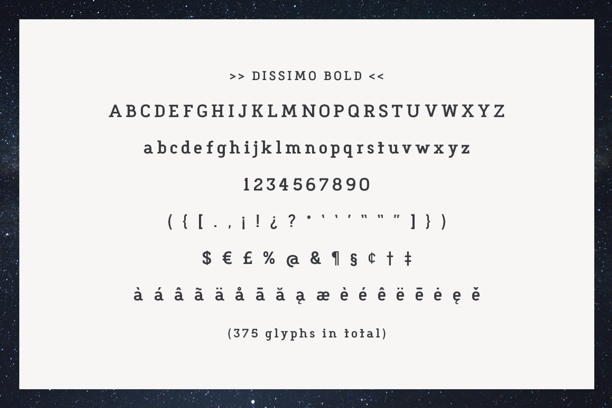 Dissimo Font Family (8 fonts) preview 5