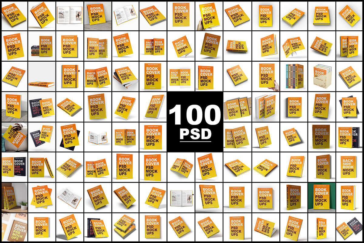 Book Cover Mockup, a Books & Magazine Mockup by mockupbuys (Photo 1 of 101)