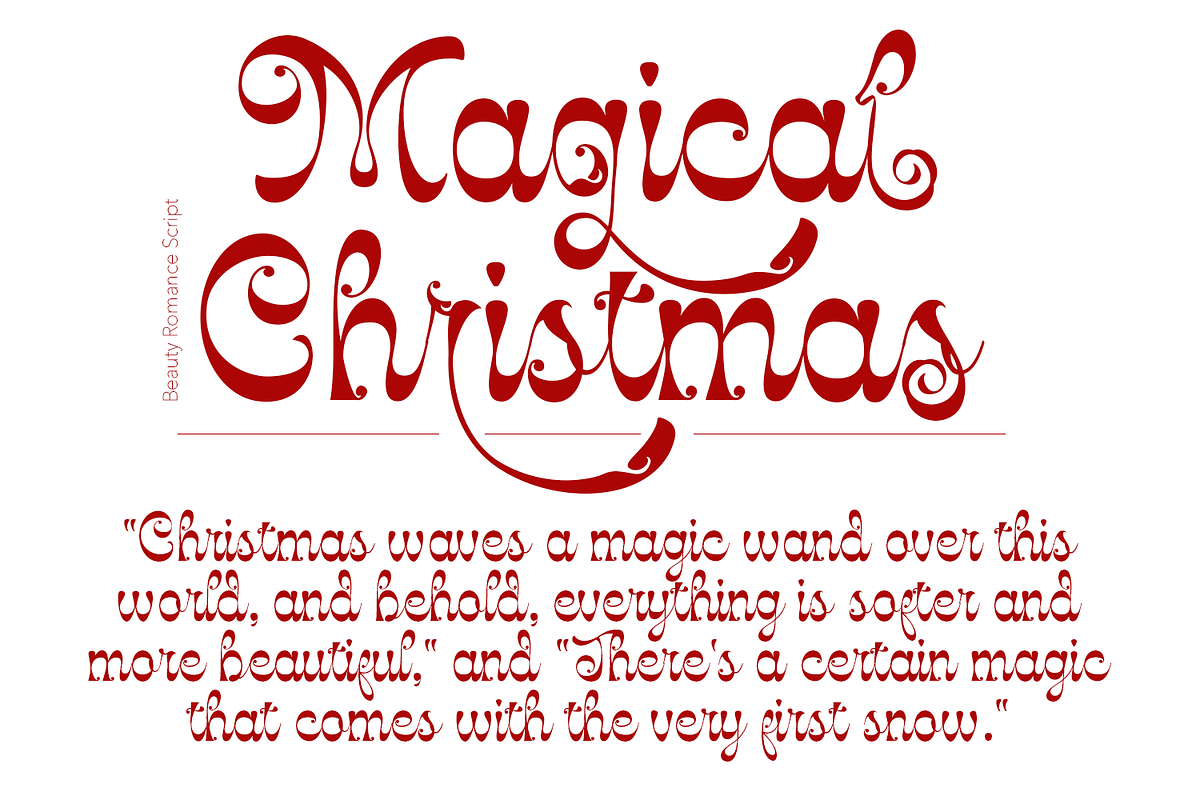 Beauty Romance Script, a Script Font by TypeClassHeroes (Photo 2 of 10)