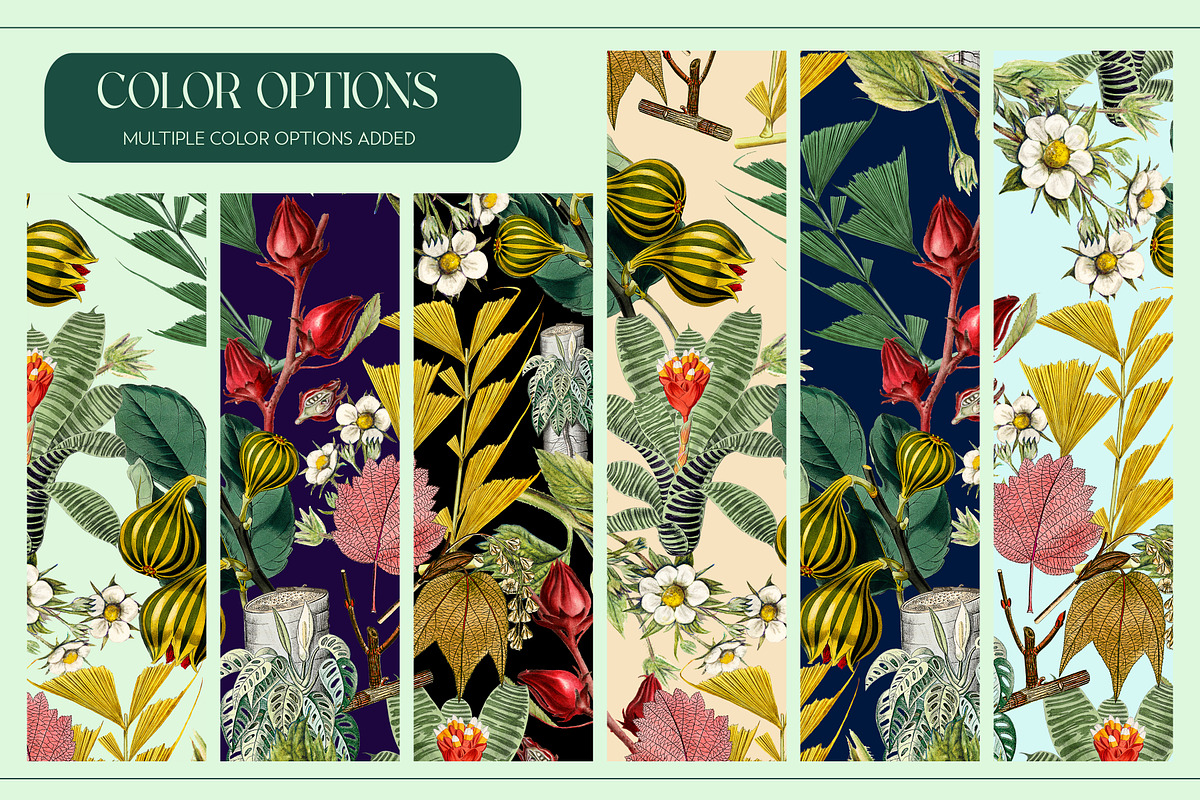 Jungle Epiphany Floral Pattern, a Pattern Graphic by Fabrivo (Photo 5 of 9)