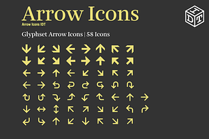 Arrow Icons Font Web Font Free