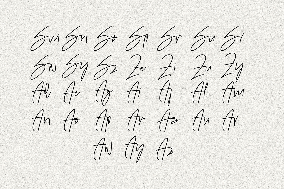 Figetress - Natural Signature, a Handwritten Font by tebaltipislab (Photo 7 of 14)