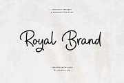 Royal Brand - Handwritten Font, a Handwritten Font by Heinzel Std (Thumbnail 1 of 11)