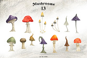 Cozy Halloween watercolor collection, a Seasonal Illustration by LiChu Art (Thumbnail 15 of 28)
