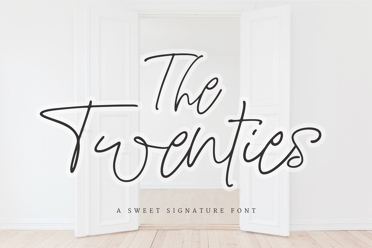 The Twenties |A Sweet Signature Font