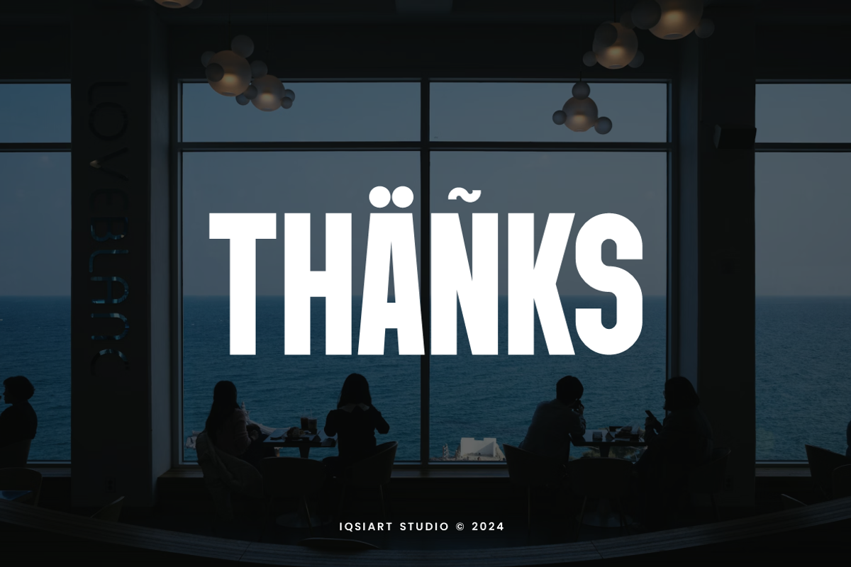 Gosans Condensed Font, a Sans Serif Font by Iqsiart Studio (Photo 9 of 9)