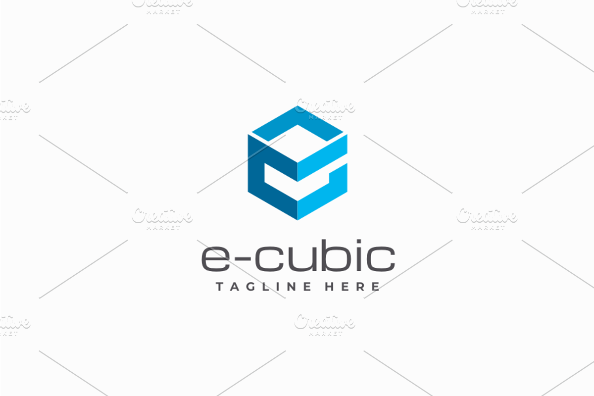 Ecube - E Logo, a Branding & Logo Template by yopie
