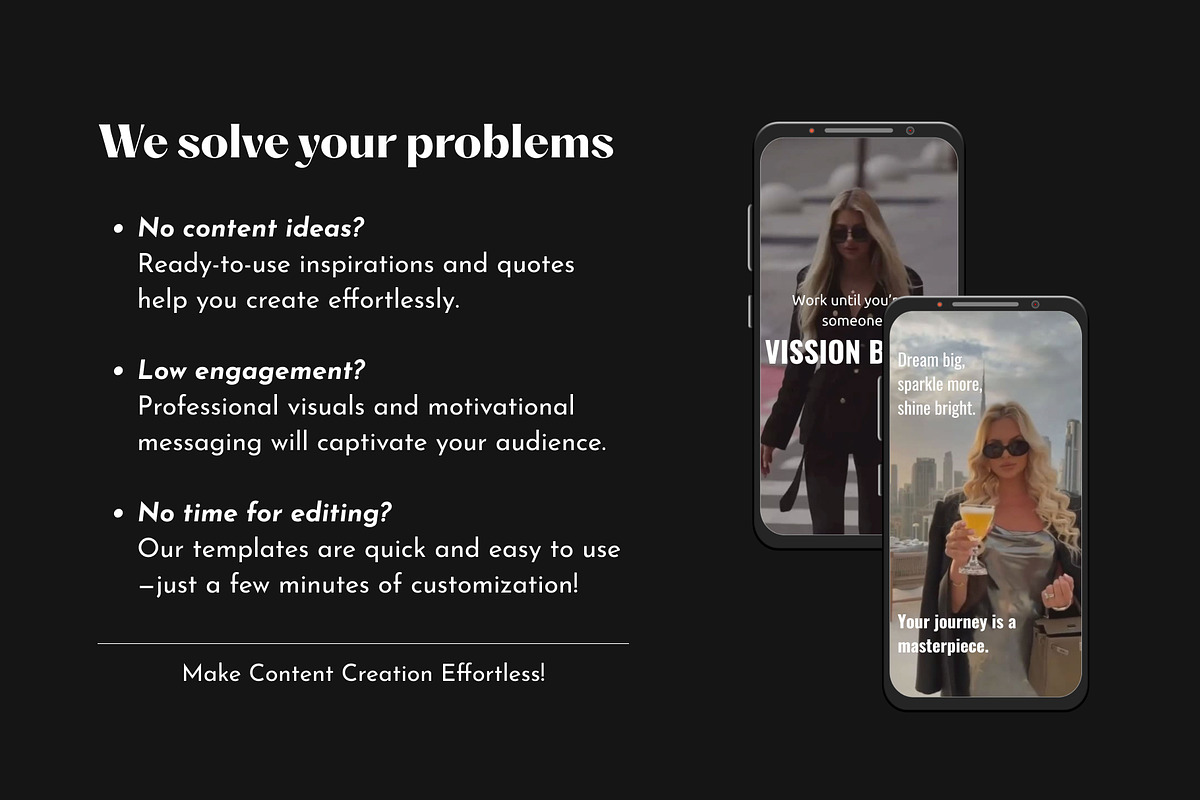 50 Ambitious and Elegant Women Reels, a Social Media Template by Studio DigiCraft (Photo 4 of 9)