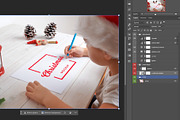 Christmas Drawing Paper Mockup, a Product Mockup by RSplaneta (Thumbnail 2 of 2)