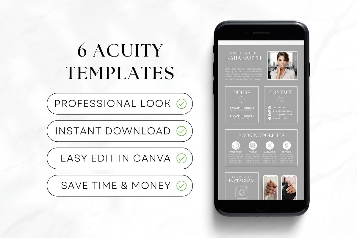 Nail Tech Acuity Scheduling • Canva, a Websites & App Template by OniriqveDesigns (Photo 6 of 8)