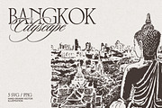 Bangkok Cityscape Sketches, an Empty State Illustration by TheMountBirdStudio (Thumbnail 1 of 7)