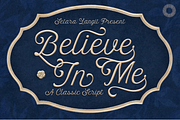 Believe in Me - Script, a Script Font by Setara Langit CreativeStd (Thumbnail 1 of 12)