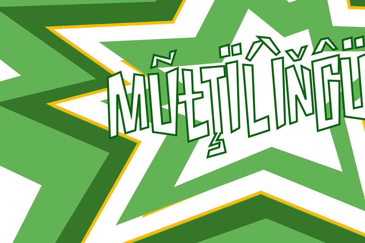Babarun- Chaotic Display Font, a Font by Lurinzu Studios (Photo 4 of 11)