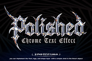 Chrome & Golden & Metal Text Effect, a Brushes & More by one-touch (Thumbnail 6 of 9)