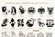 Mystical Zodiac constellations, an Illustration by My Space Garden (Thumbnail 4 of 19)
