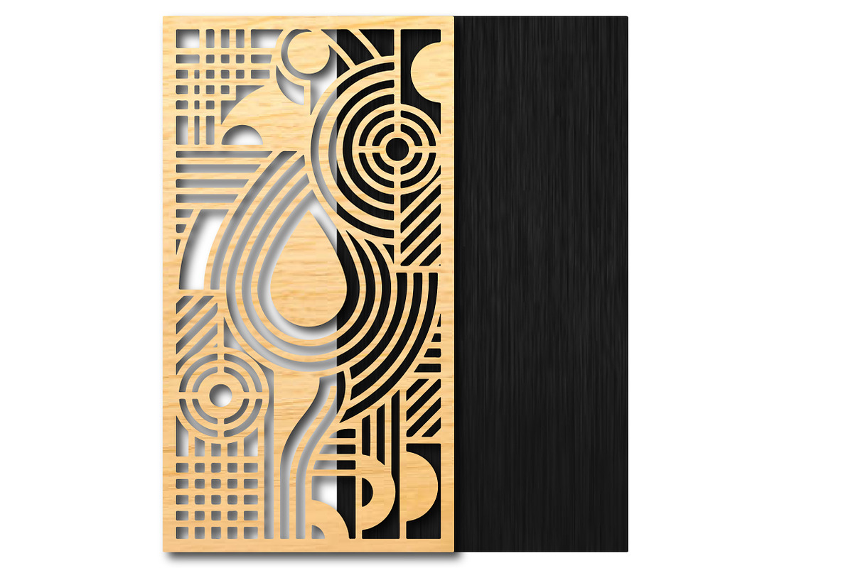 Modern Geometric Panel SVG, an Object Graphic by DreamCafeArt (Photo 3 of 4)
