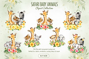 Safari Animals Clipart Collection, an Animal Illustration by SavinV (Thumbnail 4 of 5)