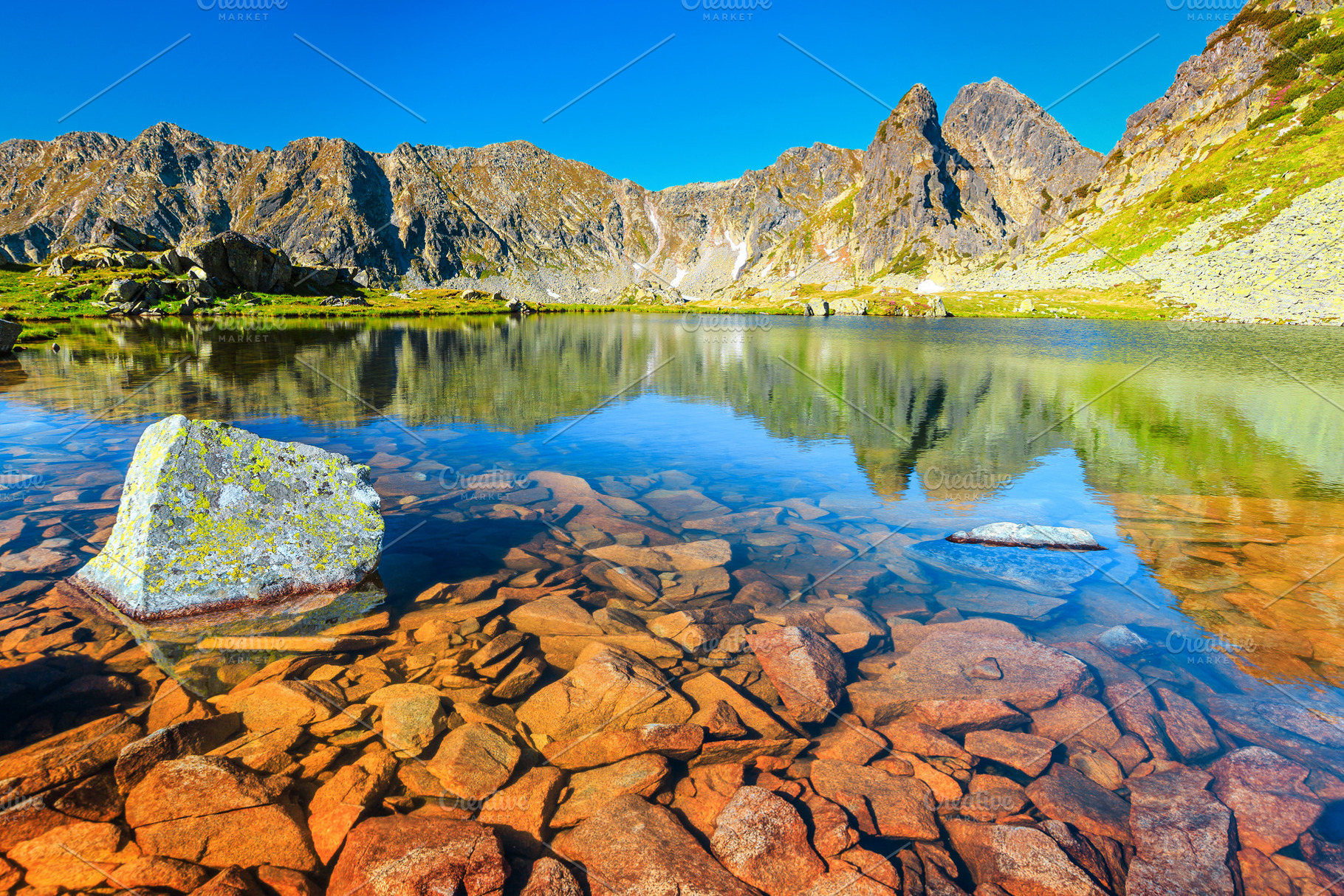 Wonderful alpine mountain lake, a Nature Photo by Alpine Dreams