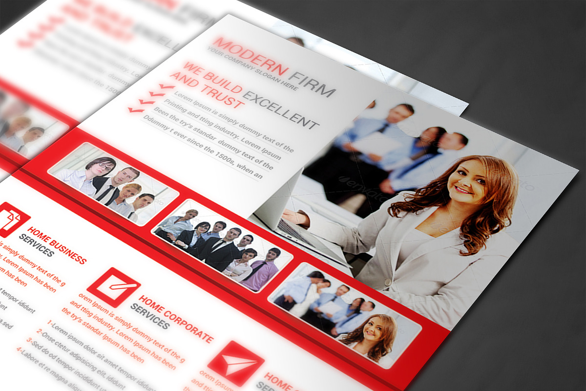 Professional Business Flyer Print Te, a Flyer Template by AfzaalGraphics (Photo 4 of 4)