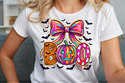 Halloween Boo PNG Coquette Pumpkin, a Work Illustration by Sublimation Artist (Thumbnail 5 of 9)