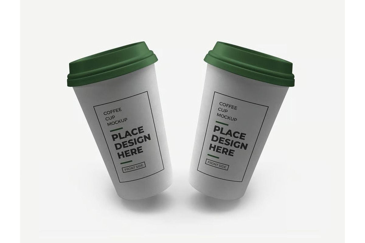 Coffee Cup Packaging Mockup Template, a Cups & Container Mockup by DesignRushMarket (Photo 3 of 11)
