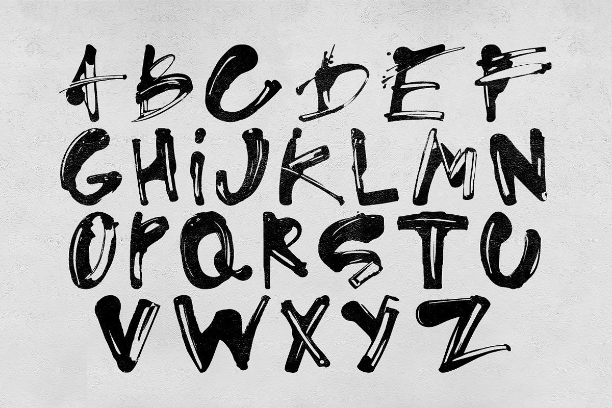 Splodge Typeface Script Fonts preview 4