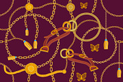 Chain Prints, a Texture Graphic by Svetlana Kononova (Thumbnail 6 of 7)