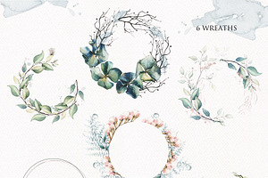 Dreamy Nature -watercolor Collection