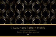 Opulent Gold Patterns, a Pattern Graphic by HMJS Designs (Thumbnail 5 of 8)