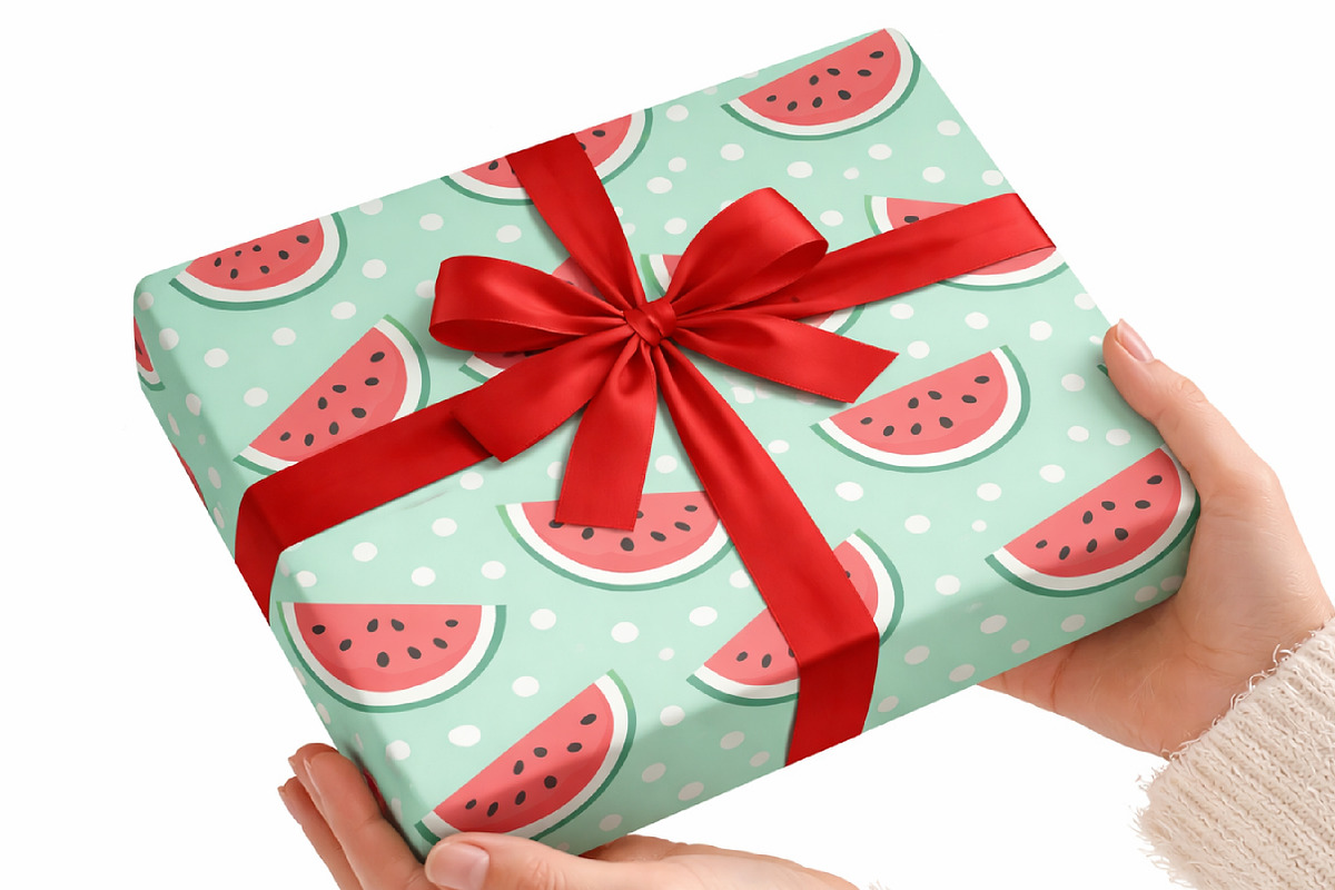 Watermelon Seamless Digital Paper, a Pattern Graphic by Canvas Craft