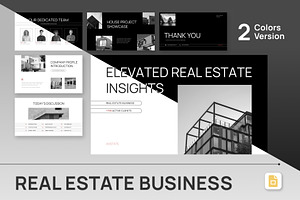 Real Estate Business Google Slides, a Presentation Template by Antstheme