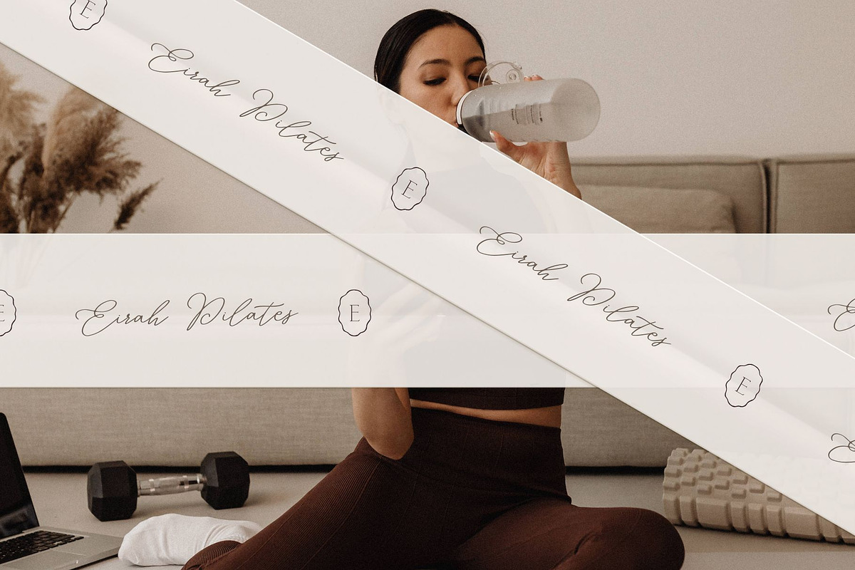 Pilates Logo & Brand Kit, a Branding & Logo Template by Ederra Design (Photo 12 of 17)