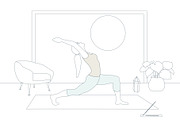SunSalutation MoonSalutation bundle, an Illustration by Sunnyfields (Thumbnail 7 of 9)