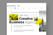 Business Agency Landing Page, an UI Kit Template by CreativeShaper (Thumbnail 2 of 6)