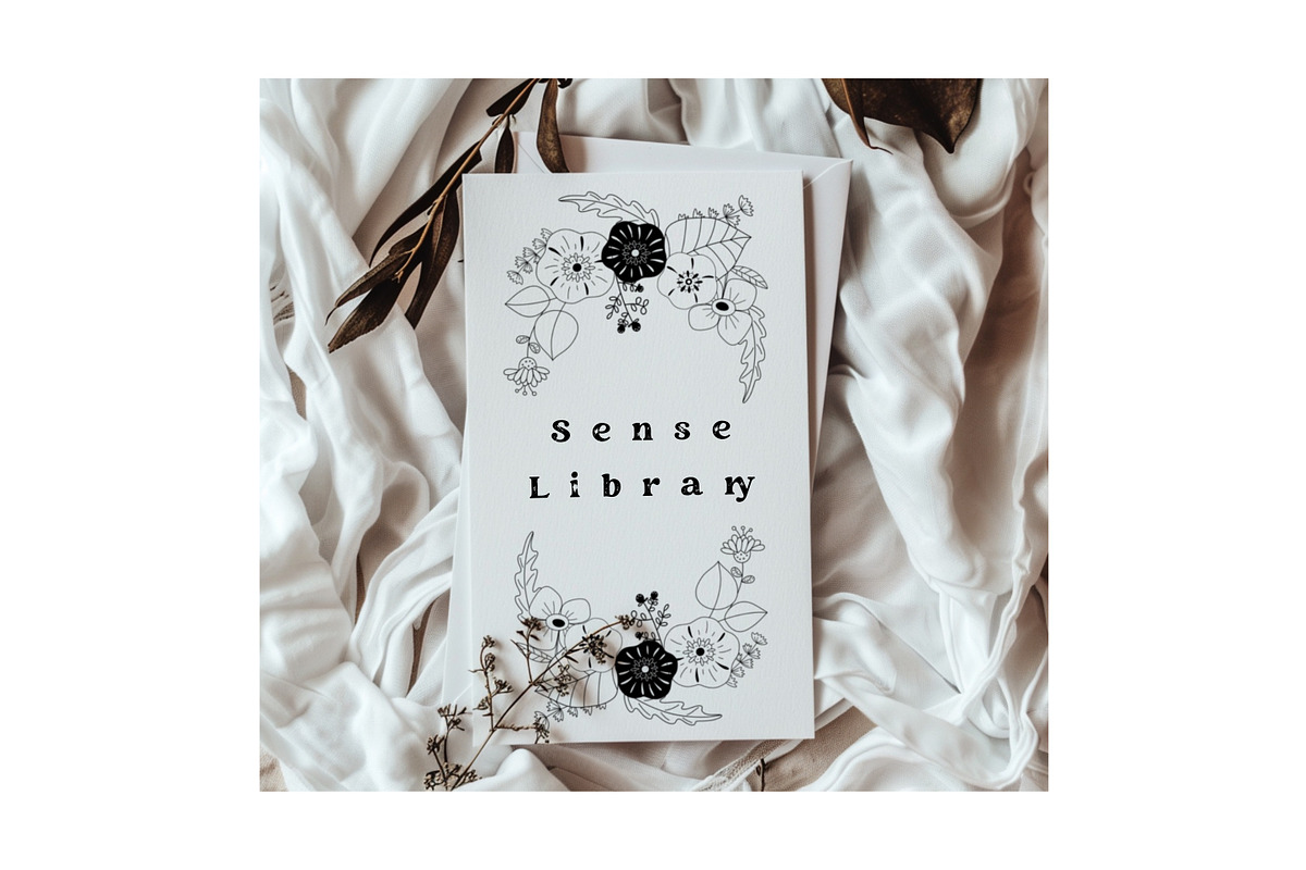 Lovely Floral Doodles, a Brush Add-On by Sense Library (Photo 28 of 30)