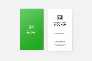 Vertical Business Card Mockup, a Product Mockup by graphypix