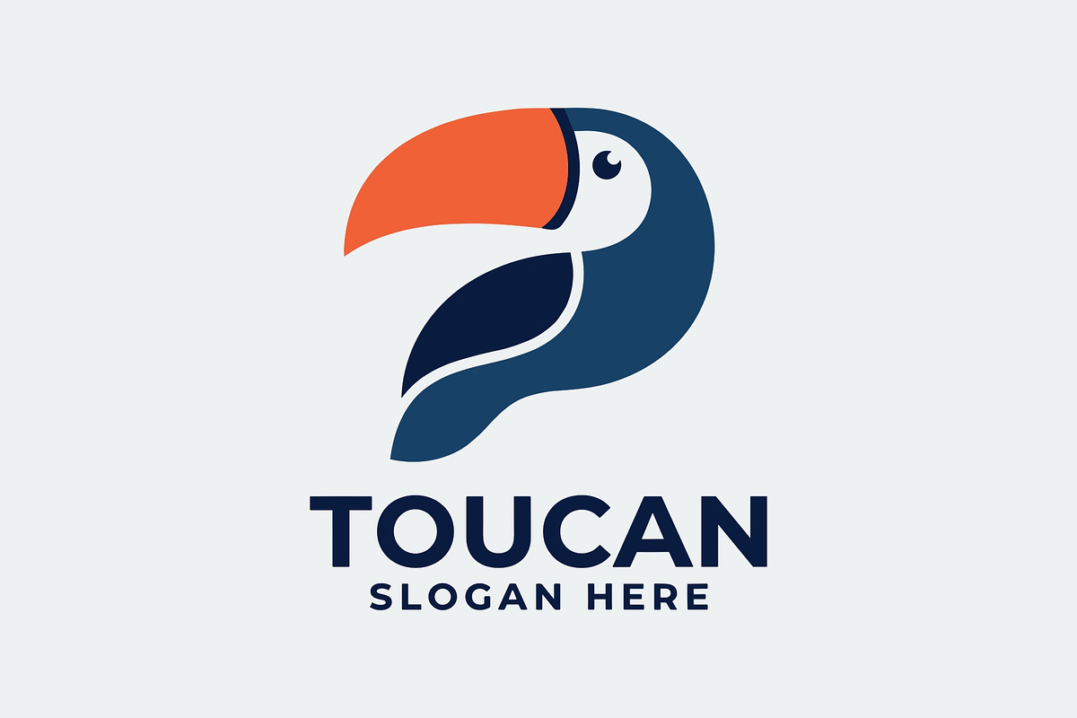 Toucan Mascot Cartoon Logo, an Animal Illustration by Cekal_std (Photo 1 of 3)