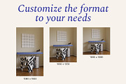 Artwork frame Photo Mockup Bundle, a Print Template by Bonumo (Thumbnail 7 of 9)