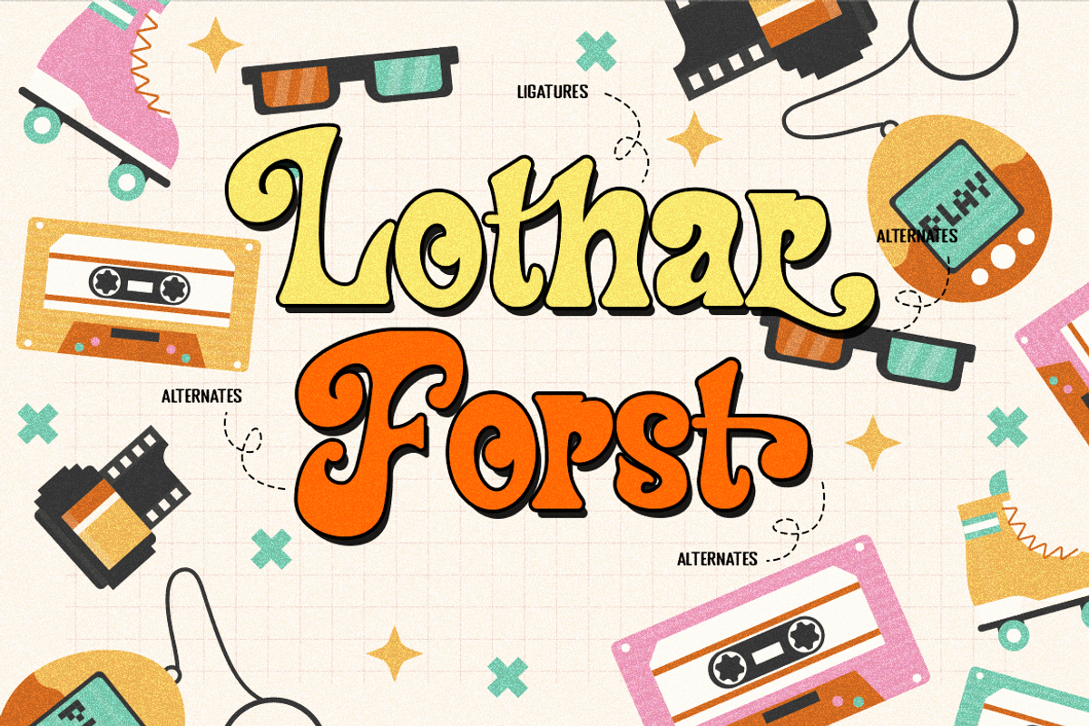 Kuattro Display Retro, a Sans Serif Font by Creatype Studio (Photo 9 of 10)
