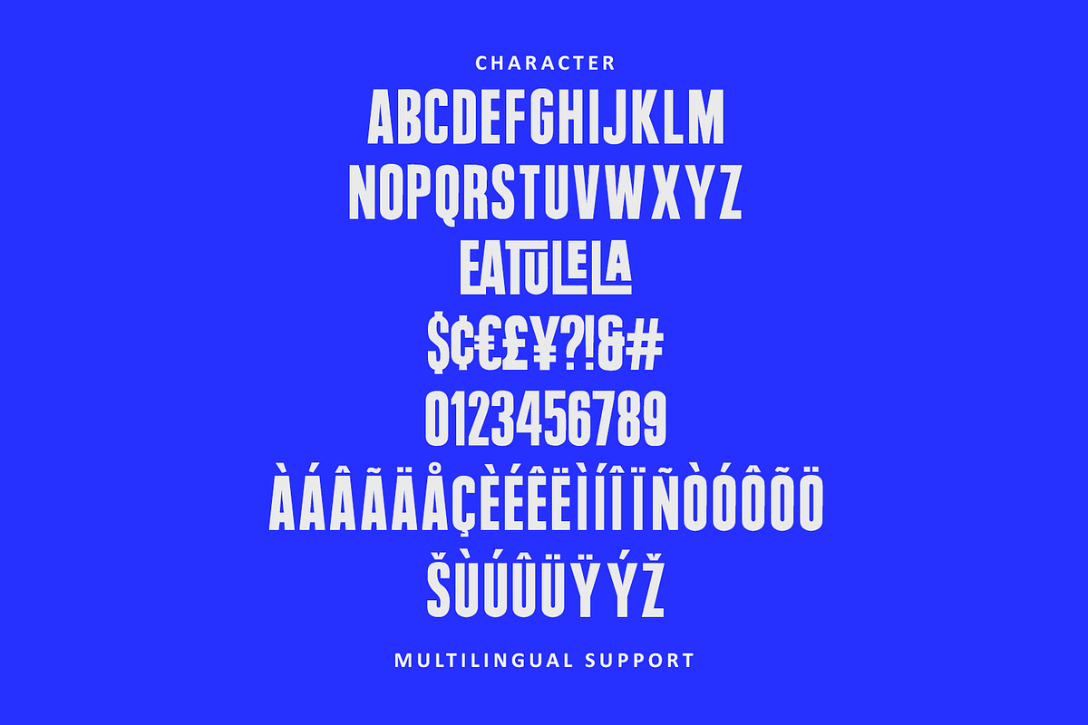 Cleumo Berlou High Stem Sans Font, a Sans Serif Font by Maulana Creative (Photo 5 of 7)