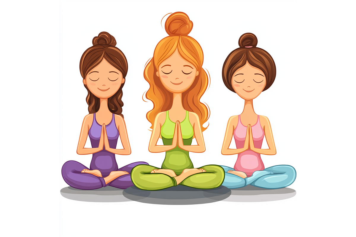 Prompt Yoga Clipart, a Person Illustration by Creative design (Photo 3 of 7)