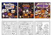 Bold and Easy Spooky Pals Coloring, a Seasonal Illustration by Design Station (Thumbnail 2 of 3)
