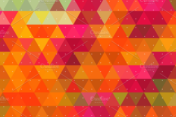 Colorful triangle backgrounds. preview 4