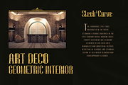 Mihbur | Art Deco Font, a Serif Font by twinstd (Thumbnail 2 of 13)