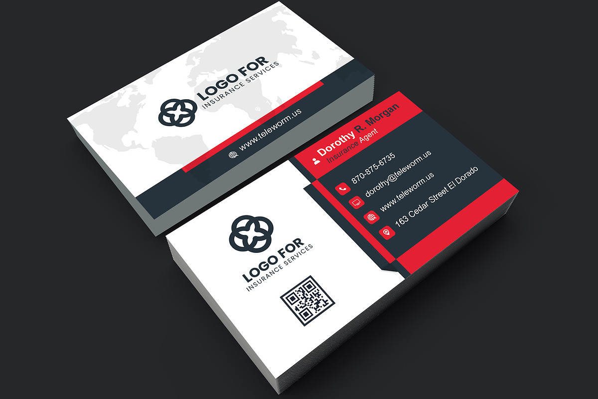 Double-Sided Business Card PSD preview 4