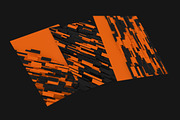 3D Geometric-Orange And Black, a Background Graphic by BIBIART (Thumbnail 6 of 10)