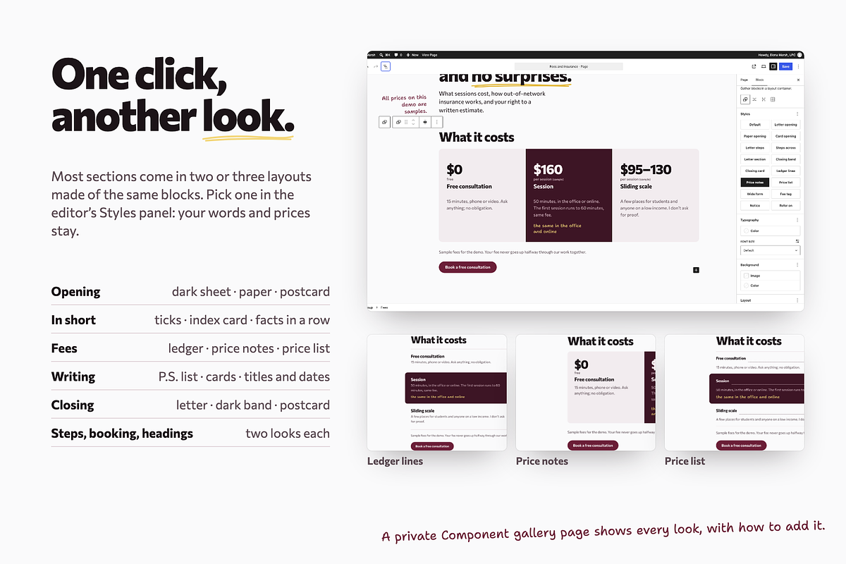 Therapist Counselor WordPress Theme, a WordPress Template by Lavanta (Photo 9 of 9)